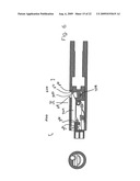 Door hinge with a hidden closure system diagram and image