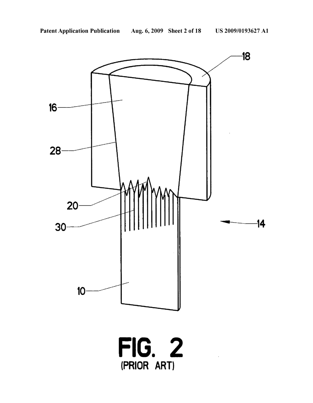 Cable termination with an angularly offset parabolic wall profile - diagram, schematic, and image 03