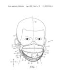 BUCKLE AND RESPIRATOR USING SUCH BUCKLE, HAVING A DEFORMABLE CINCH BAR, AND METHOD diagram and image