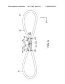 FASTENER FOR A SHOELACE diagram and image