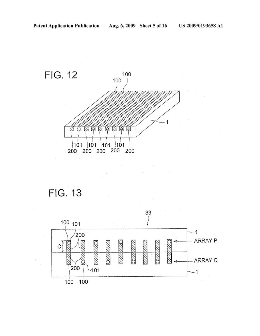 METHOD OF MANUFACTURING SUBSTRATES WITH FEEDTHROUGH ELECTRODES FOR INKJET HEADS AND METHOD OF MANUFACTURING INKJET HEADS - diagram, schematic, and image 06