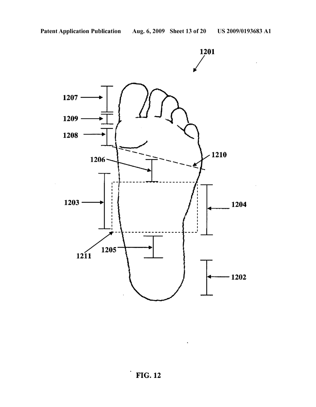 Anatomically Correct Flexible Contoured Footbed Insole - diagram, schematic, and image 14