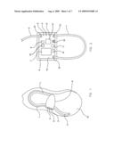 Microprocessor enabled article of illuminated footwear with wireless charging diagram and image