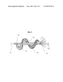 Fishing Lure Spiral Spinner Application diagram and image