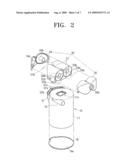 Cyclone dust-collecting apparatus diagram and image