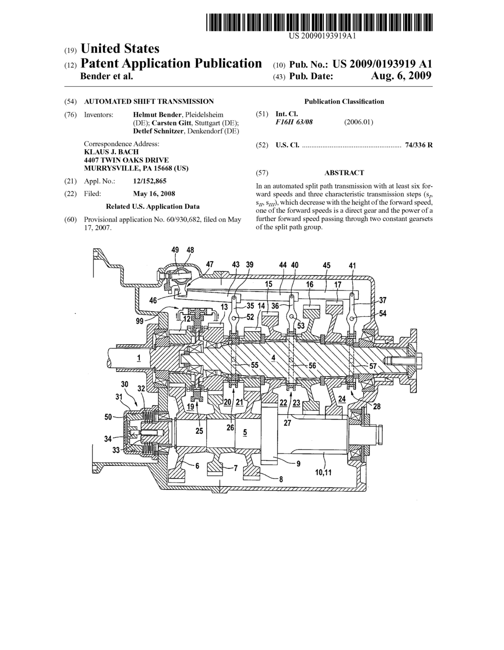 Automated shift transmission - diagram, schematic, and image 01