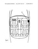 Pet stabilizing platform for motor vehicle interiors diagram and image