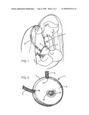 Nipple guard and strap for a nursing female diagram and image