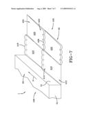 TIRE TREAD DISCHARGE GROOVES WITH TEXTURED BASES diagram and image