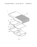 HEAT DISSIPATION MODULE AND SUPPORTING ELEMENT THEREOF diagram and image