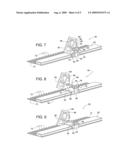 MANUAL WHEEL CHOCKS WITH AUTOMATIC POSITIVE LOCKING diagram and image