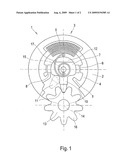 Positive-Fit Freewheel Mechanism That Can Be Electromechanically Actuated, Electromechanical Brake With A Freewheel Mechanism Of This Type For A Motor Vehicle and Method For Adjusting The Play In A Brake Of This Type diagram and image