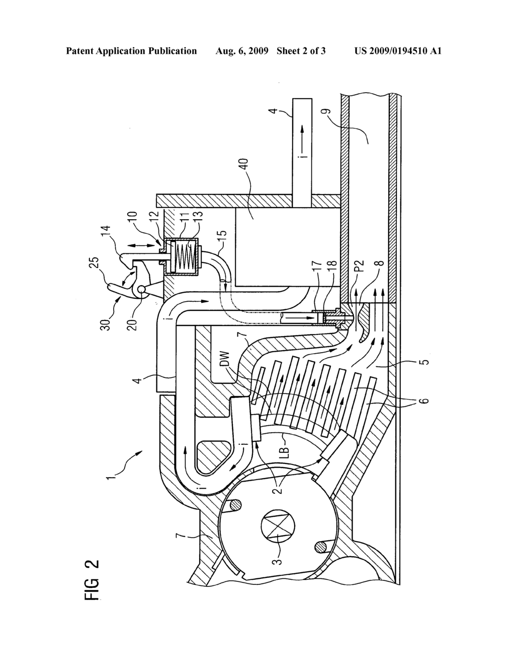 Switching device, in particular power switching device - diagram, schematic, and image 03