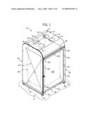 BAG SUPPORT FOR RECYCLING CENTER diagram and image