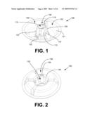 FOOD PLATE WITH BEVERAGE SUPPORT diagram and image