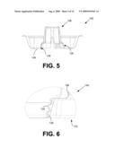 FOOD PLATE WITH BEVERAGE SUPPORT diagram and image