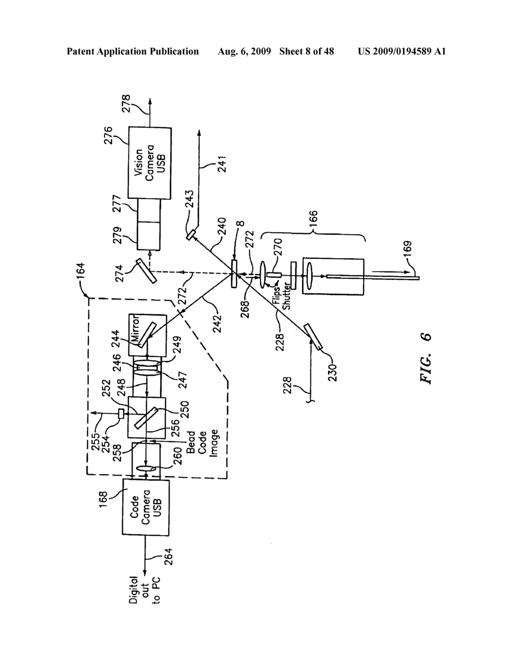 OPTICAL READER SYSTEM FOR SUBSTRATES HAVING AN OPTICALLY READABLE CODE - diagram, schematic, and image 09