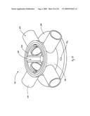 FLOATING TUBULAR ROTORS FOR AN IMPACT CRUSHING APPARATUS diagram and image