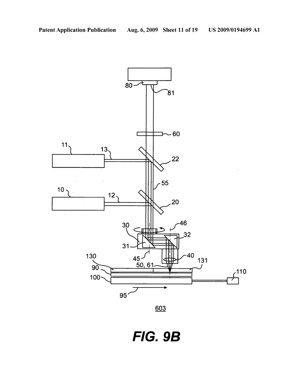 Sensing apparatus having an optical assembly that collimates emitted light for detection - diagram, schematic, and image 12