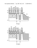 SEMICONDUCTOR DEVICE USING ELEMENT ISOLATION REGION OF TRENCH ISOLATION STRUCTURE AND MANUFACTURING METHOD THEREOF diagram and image