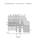 SEMICONDUCTOR DEVICE USING ELEMENT ISOLATION REGION OF TRENCH ISOLATION STRUCTURE AND MANUFACTURING METHOD THEREOF diagram and image