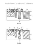 SEMICONDUCTOR DEVICE USING ELEMENT ISOLATION REGION OF TRENCH ISOLATION STRUCTURE AND MANUFACTURING METHOD THEREOF diagram and image