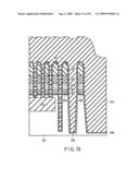 SEMICONDUCTOR DEVICE USING ELEMENT ISOLATION REGION OF TRENCH ISOLATION STRUCTURE AND MANUFACTURING METHOD THEREOF diagram and image