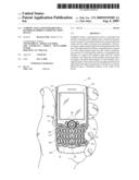 NARROW ANGULAR KEYBOARD FOR A HANDHELD MOBILE COMMUNICATION DEVICE diagram and image