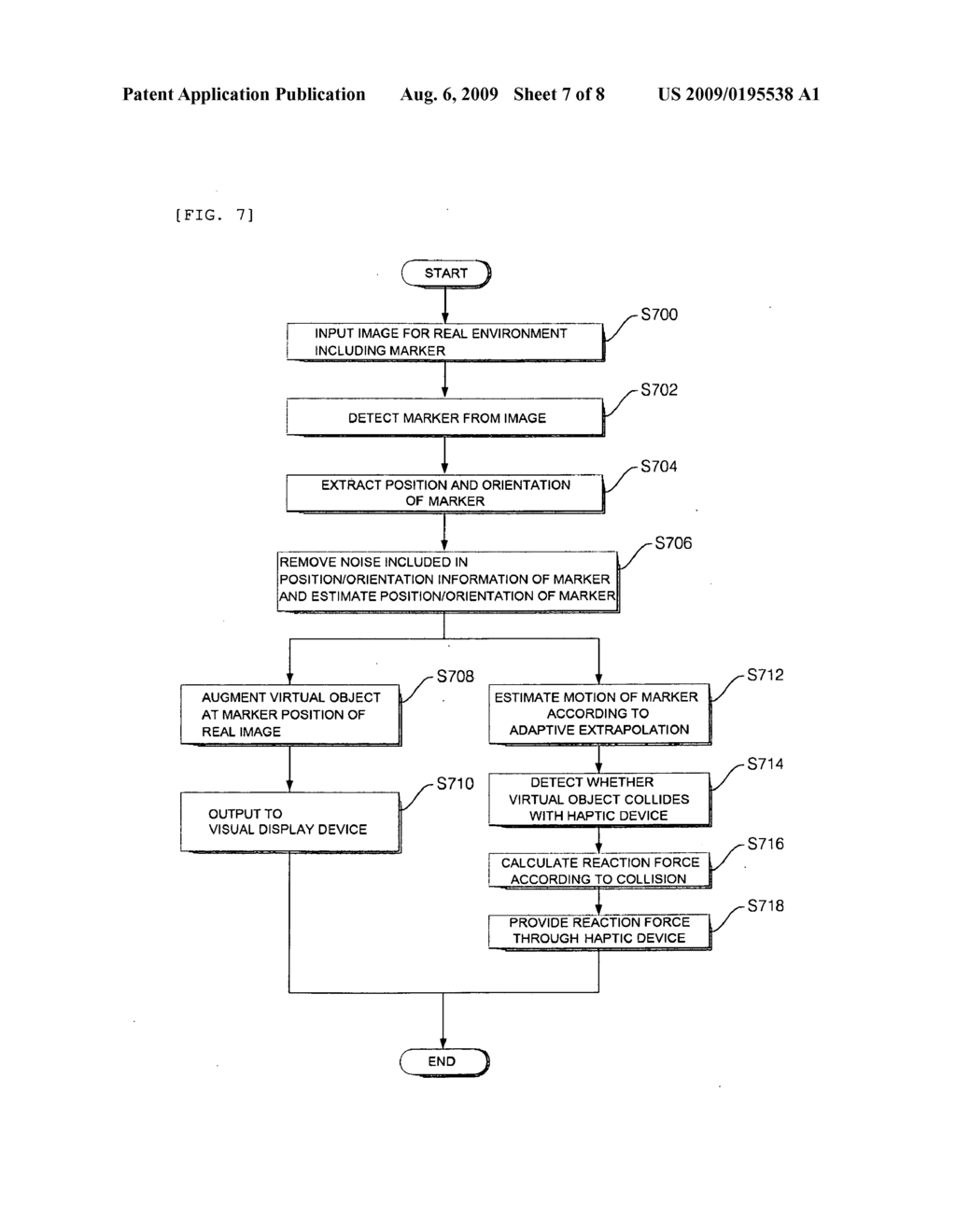 METHOD AND SYSTEM FOR HAPTIC INTERACTION IN AUGMENTED REALITY - diagram, schematic, and image 08