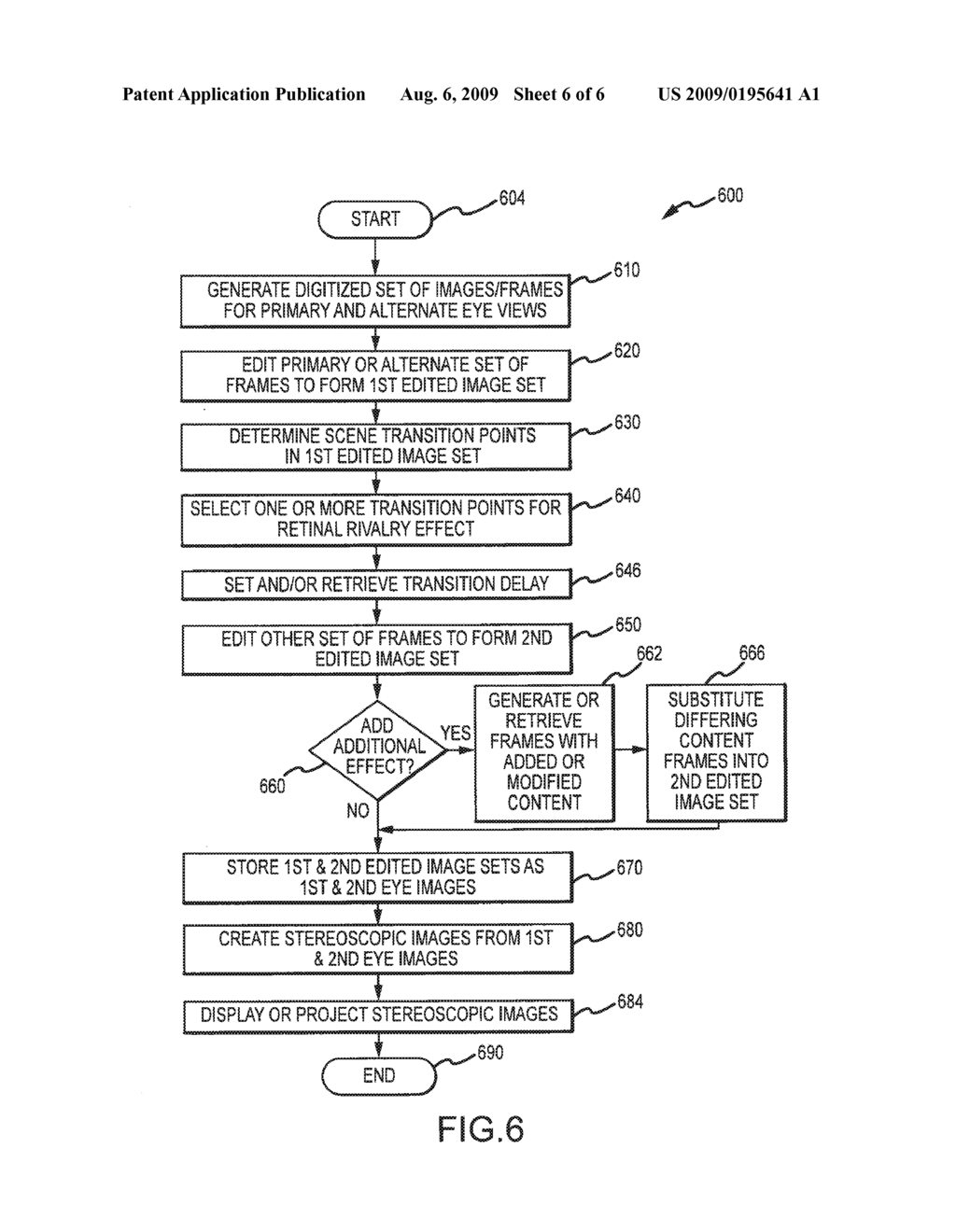 STEREOSCOPIC IMAGE GENERATION USING RETINAL RIVALRY IN SCENE TRANSITIONS - diagram, schematic, and image 07