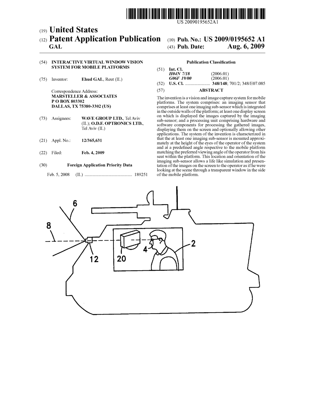 Interactive Virtual Window Vision System For Mobile Platforms - diagram, schematic, and image 01