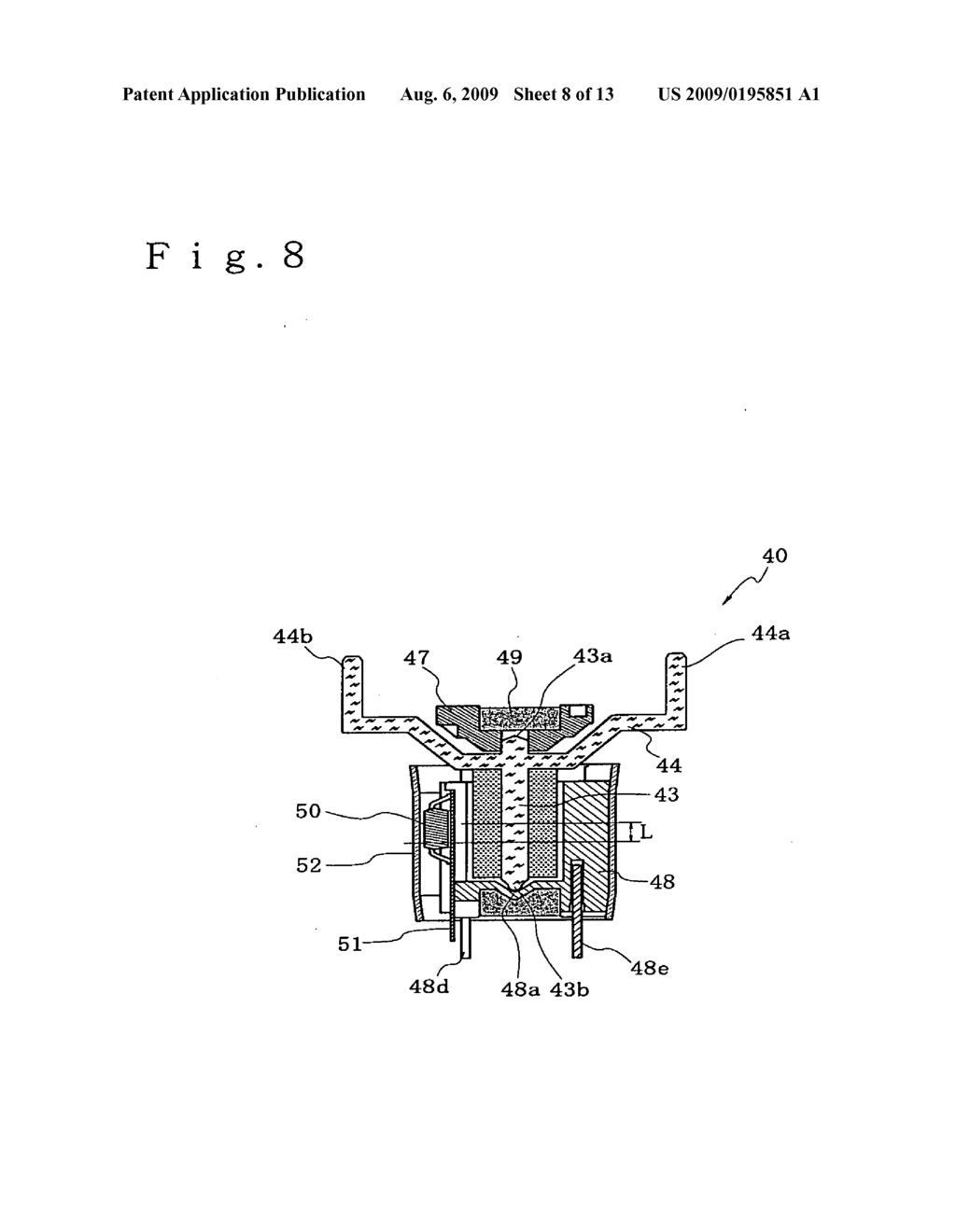 Magnet rotor, electromagnetic drive device and light quantity adjustment device using the magnet rotor - diagram, schematic, and image 09