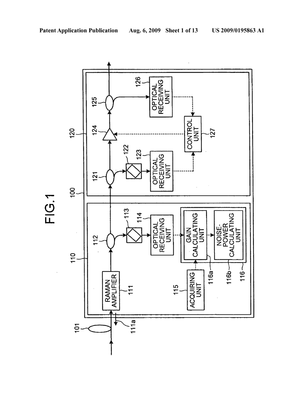 Optical amplification apparatus, optical communication apparatus, and optical communication method - diagram, schematic, and image 02