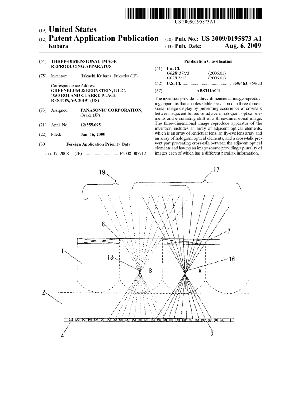 THREE-DIMENSIONAL IMAGE REPRODUCING APPARATUS - diagram, schematic, and image 01