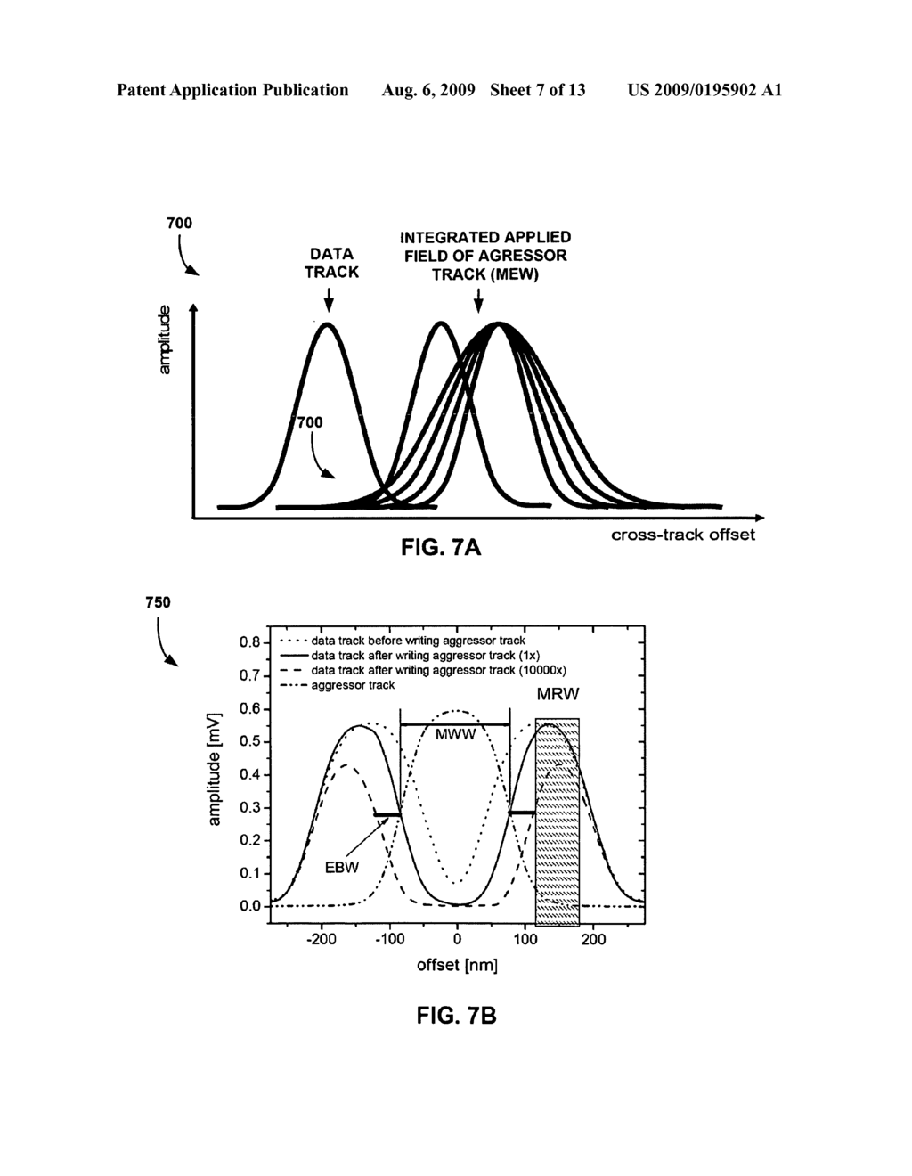 METHOD, SYSTEM, AND COMPUTER PROGRAM PRODUCT FOR ESTIMATING ADJACENT TRACK ERASURE RISK BY DETERMINING ERASE BAND WIDTH GROWTH RATES - diagram, schematic, and image 08