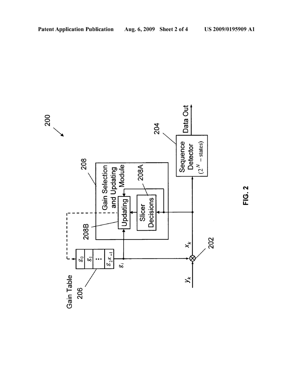 GAIN CONTROL FOR DATA-DEPENDENT DETECTION IN MAGNETIC STORAGE READ CHANNELS - diagram, schematic, and image 03