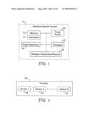 WIRELESS NETWORK SENSORS FOR DETECTING EVENTS OCCURRING PROXIMATE THE SENSORS diagram and image