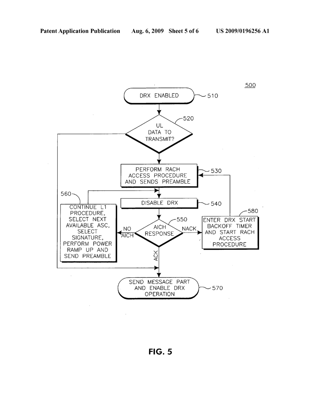 METHOD AND APPARATUS FOR ENABLING CELL RESELECTION FOR WTRU OPERATING IN DISCONTINUOUS RECEPTION - diagram, schematic, and image 06