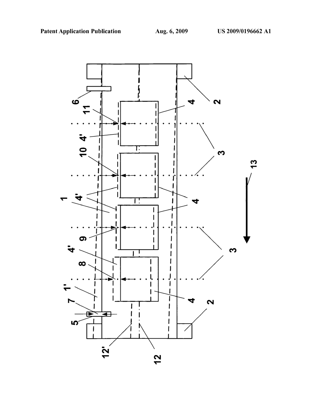 METHOD OF MEASURING A CORRECT LATERAL REGISTRATION SETTING AND PRINTING MACHINE SUITABLE THEREFOR - diagram, schematic, and image 02