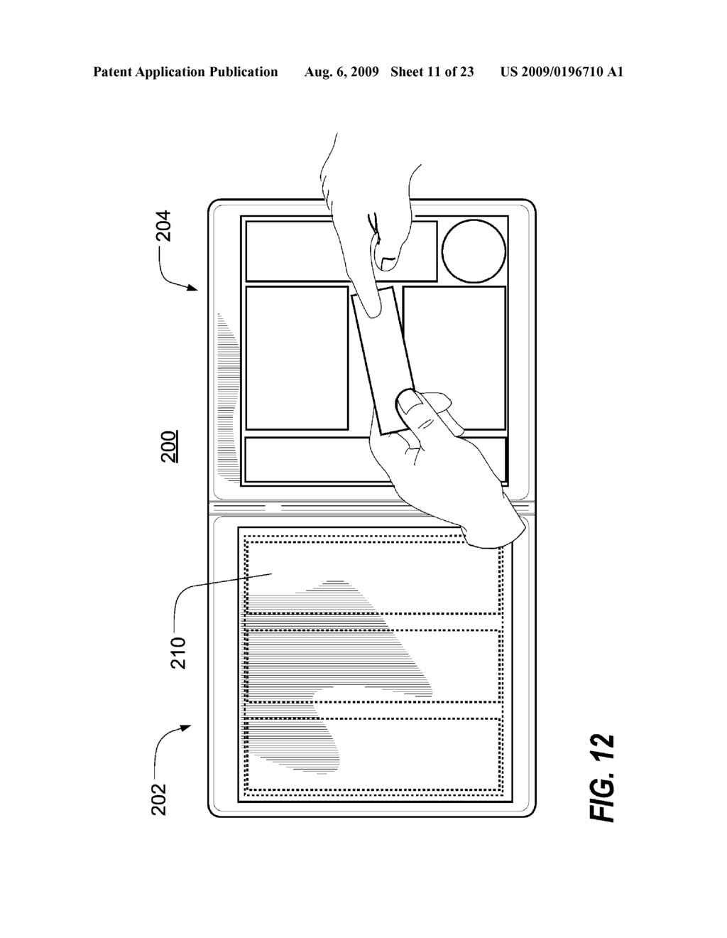 SECURING ARRANGEMENT OF LOOSE ELEMENTS OF DRAFT SCRAPBOOKING PAGE - diagram, schematic, and image 12