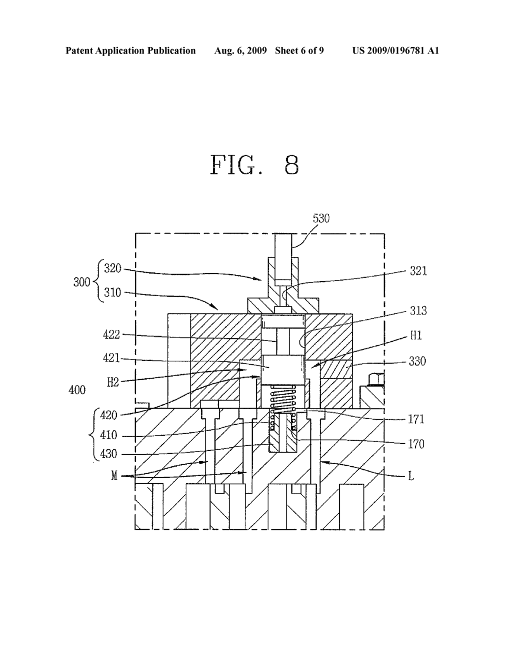 MODE CHANGING APPARATUS FOR A SCROLL COMPRESSOR - diagram, schematic, and image 07