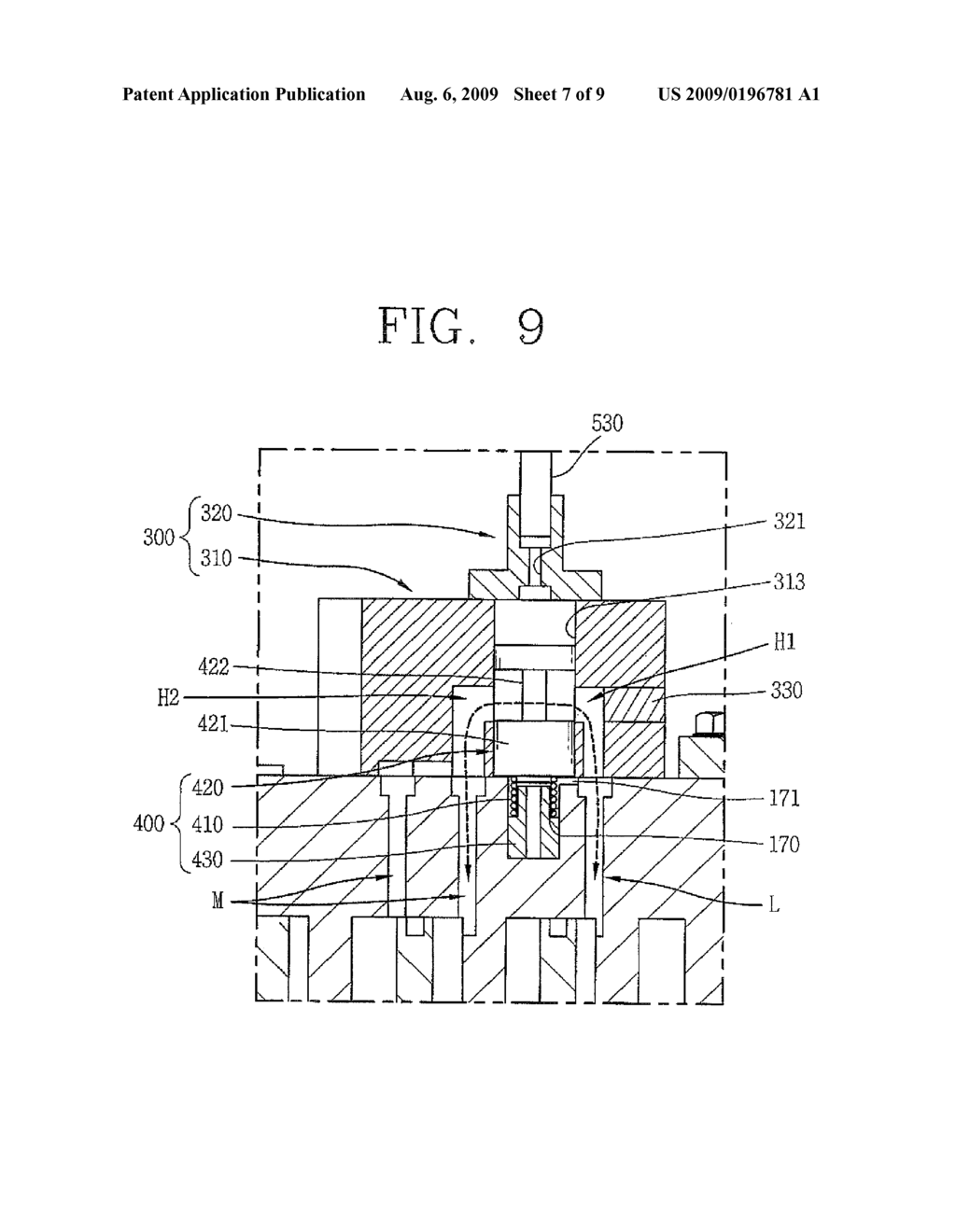 MODE CHANGING APPARATUS FOR A SCROLL COMPRESSOR - diagram, schematic, and image 08