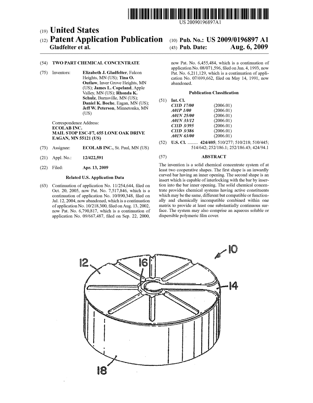 TWO PART CHEMICAL CONCENTRATE - diagram, schematic, and image 01