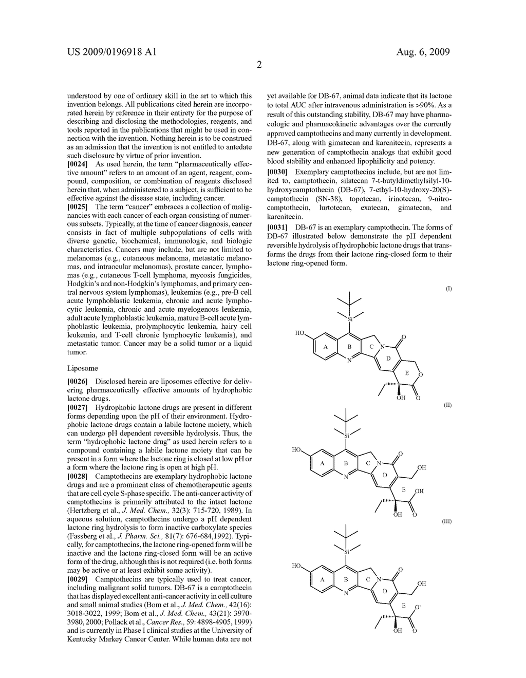 Liposomal formulations of hydrophobic lactone drugs in the presence of metal ions - diagram, schematic, and image 09