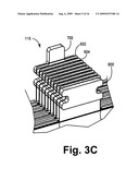 SPACERS BETWEEN TABS OF ELECTRODE PLATES IN AN ELECTROCHEMICAL CELL FOR AN IMPLANTABLE MEDICAL DEVICE diagram and image