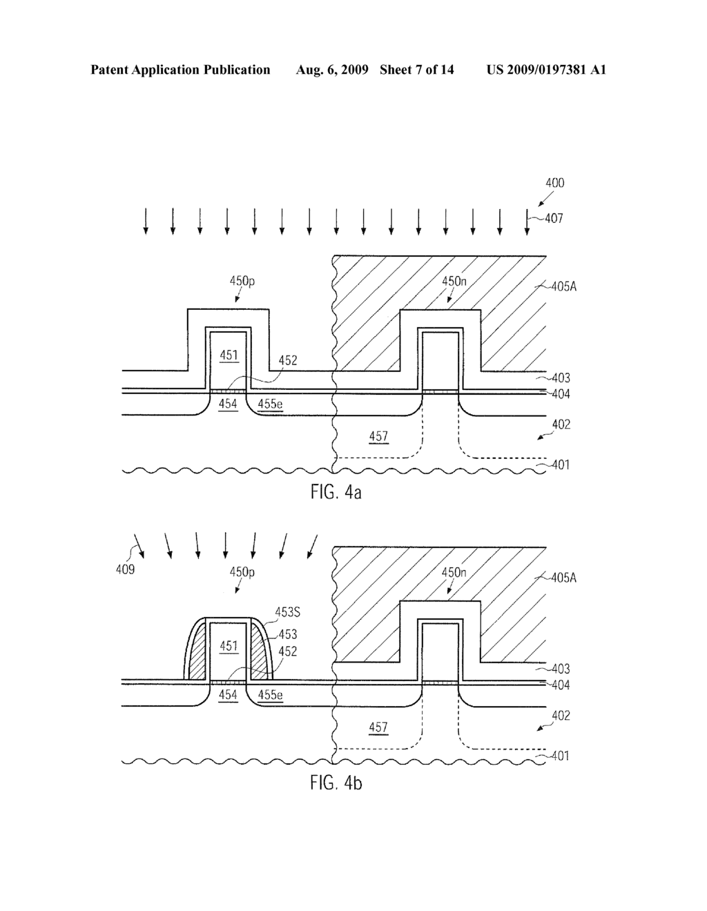 METHOD FOR SELECTIVELY FORMING STRAIN IN A TRANSISTOR BY A STRESS MEMORIZATION TECHNIQUE WITHOUT ADDING ADDITIONAL LITHOGRAPHY STEPS - diagram, schematic, and image 08