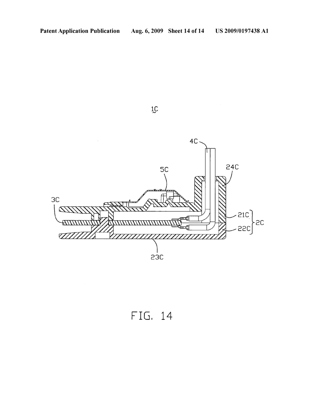 Cable assembly with an organizer for adjusting the cable outlet - diagram, schematic, and image 15