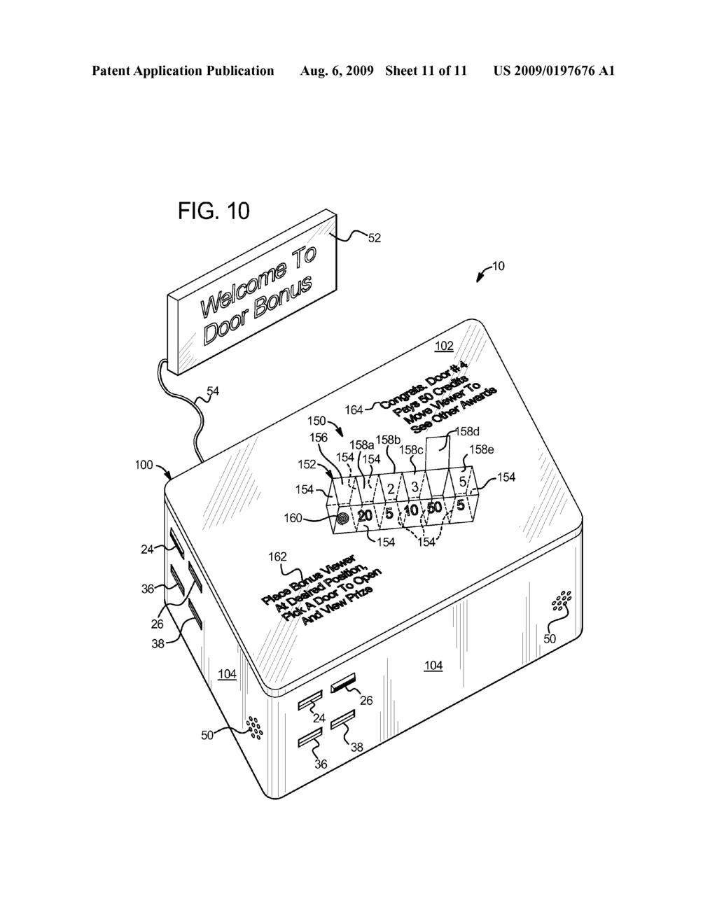 GAMING SYSTEM HAVING A DISPLAY/INPUT DEVICE CONFIGURED TO INTERACTIVELY OPERATE WITH EXTERNAL DEVICE - diagram, schematic, and image 12