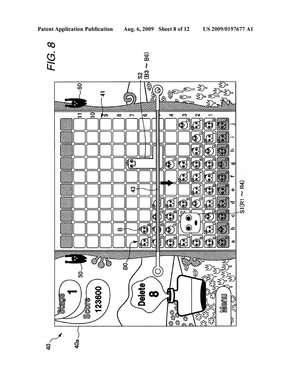 BLOCK GAME PROGRAM AND BLOCK GAME APPARATUS - diagram, schematic, and image 09