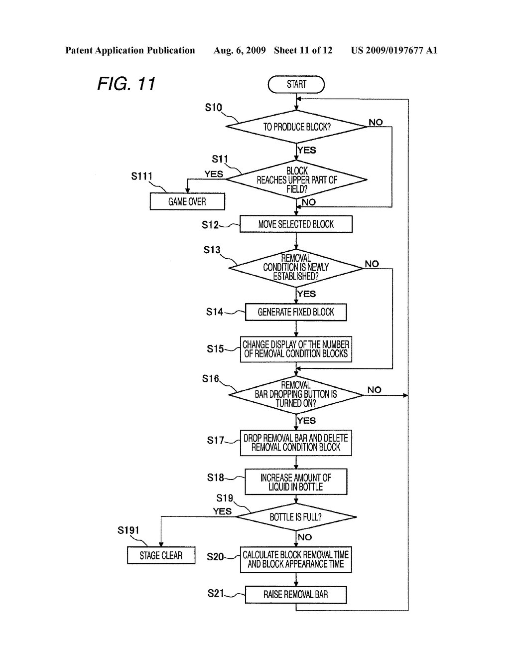 BLOCK GAME PROGRAM AND BLOCK GAME APPARATUS - diagram, schematic, and image 12